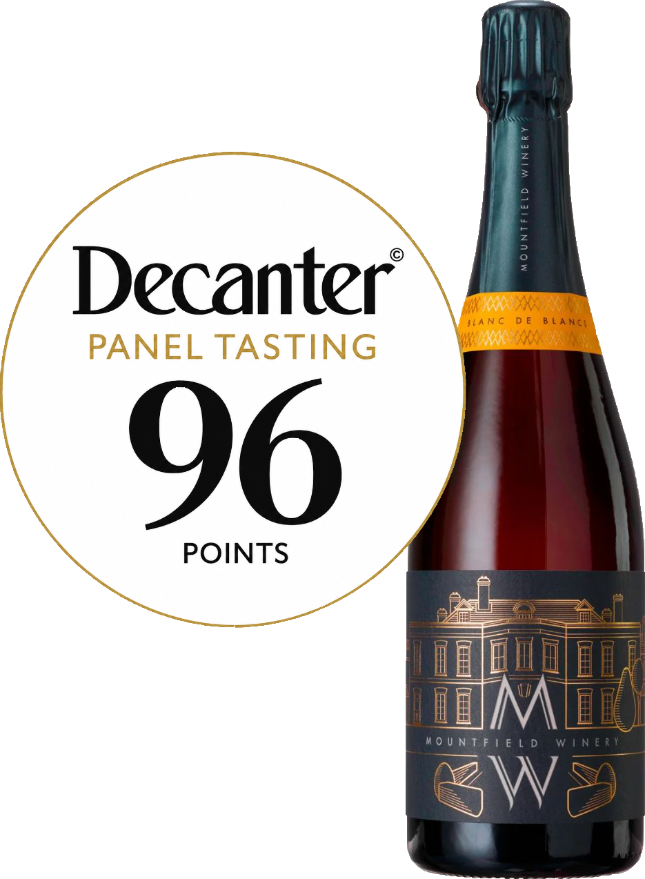 2026 Decanter World Wine Awards - 96 points - Mountfield Winery Blanc de Blancs